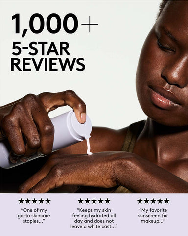 Hydra Vizor Fragrance-Free Invisible Moisturizer Broad Spectrum SPF 30 Sunscreen with Niacinamide + Kalahari Melon