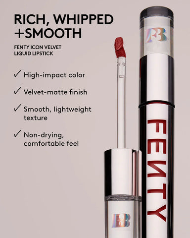 Fenty Icon Velvet Liquid Lipstick — Pink Limo'scene