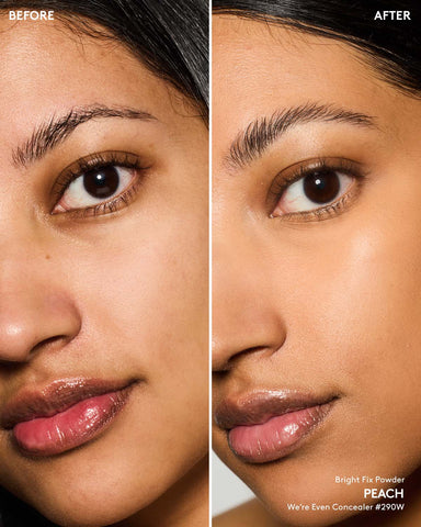 Bright Fix Instant Brightening + Blurring Powder — Peach