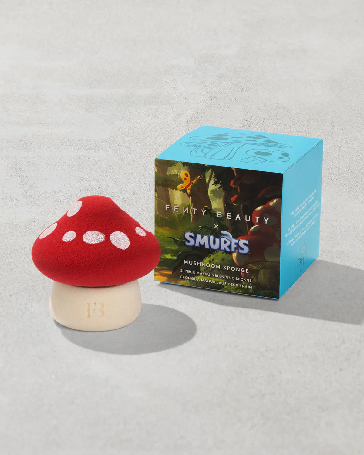 Mushroom Sponge 2-Piece Makeup Blending Sponge