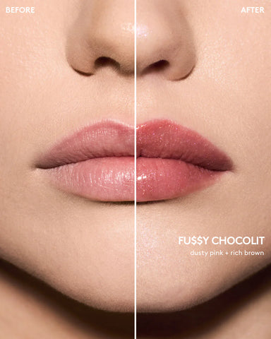Gloss Bomb Swirl Twisted Lip Luminizer — Fu$$y Chocolit