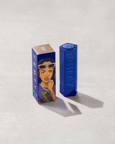 Fenty Icon The Case Semi-Matte Refillable Lipstick — Navy Edition